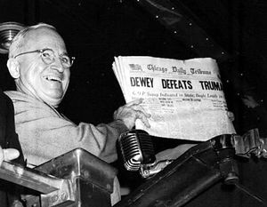 Harry Truman me Chicago Daily Tribune